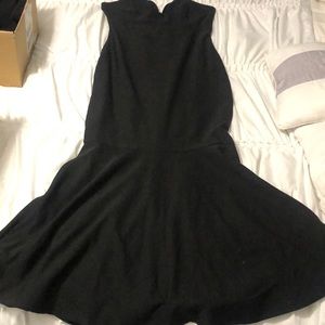 Black mermaid style dress